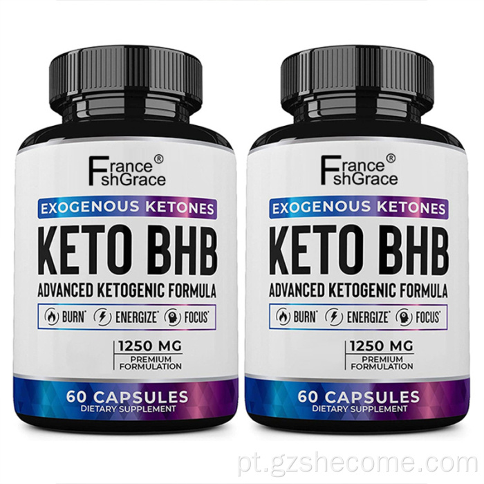 Suplemento KETO queimador de gordura Perda de peso Cápsulas de ceto